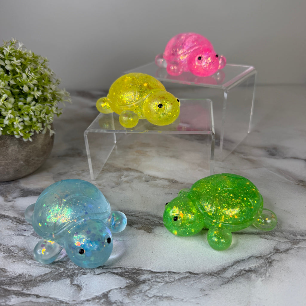 Squishy Toy - Glitter Turtle #1