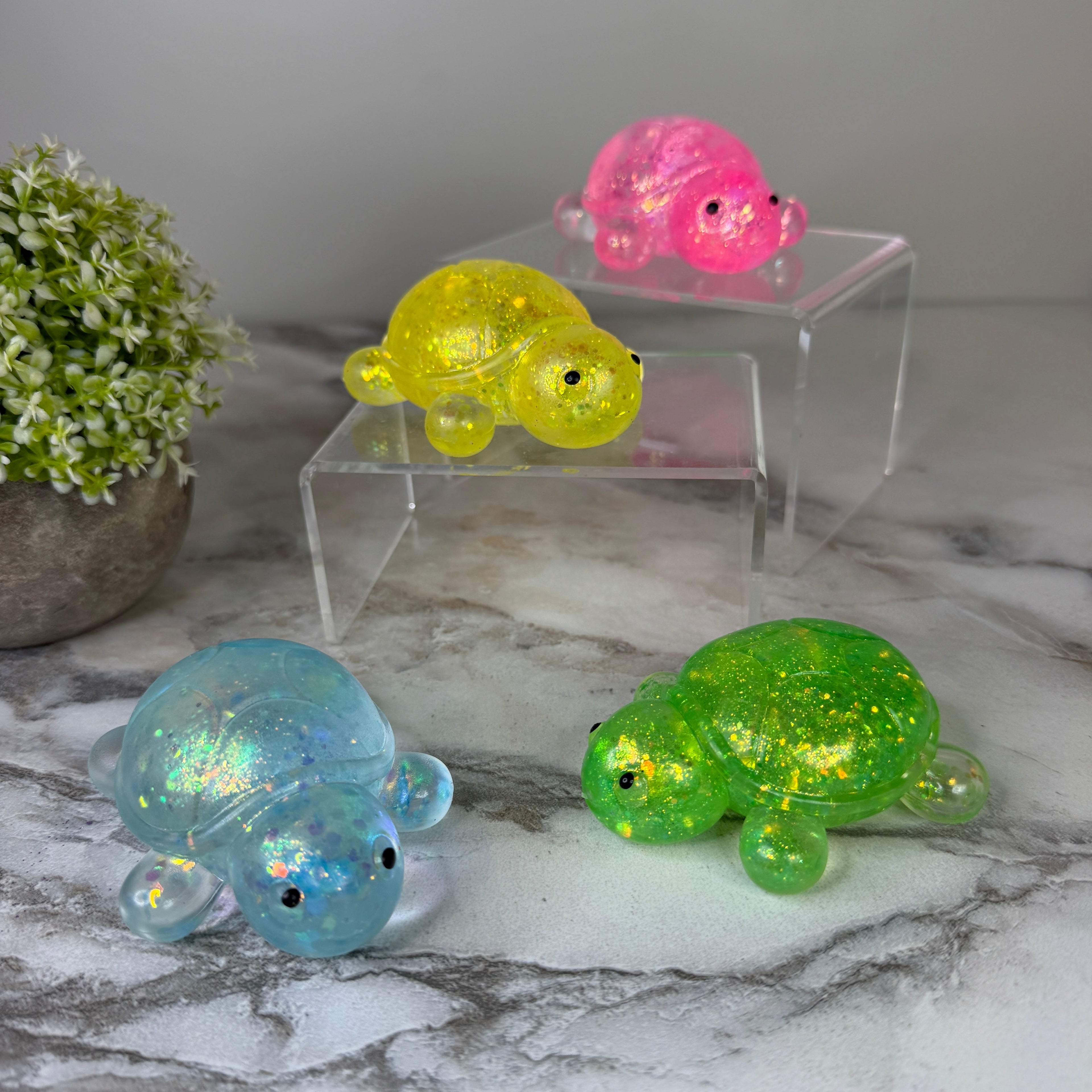 Squishy Toy - Glitter Turtle #1