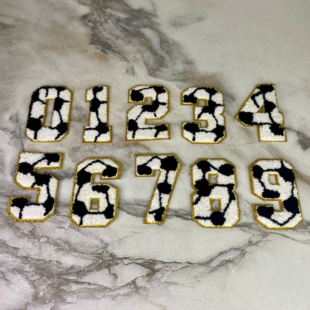 Patch Chenille - Soccer Numbers