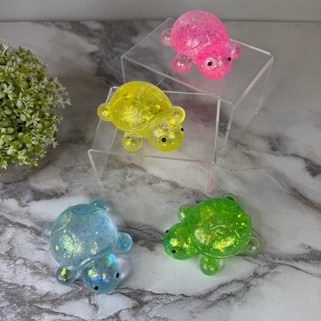Squishy Toy - Glitter Turtle #1