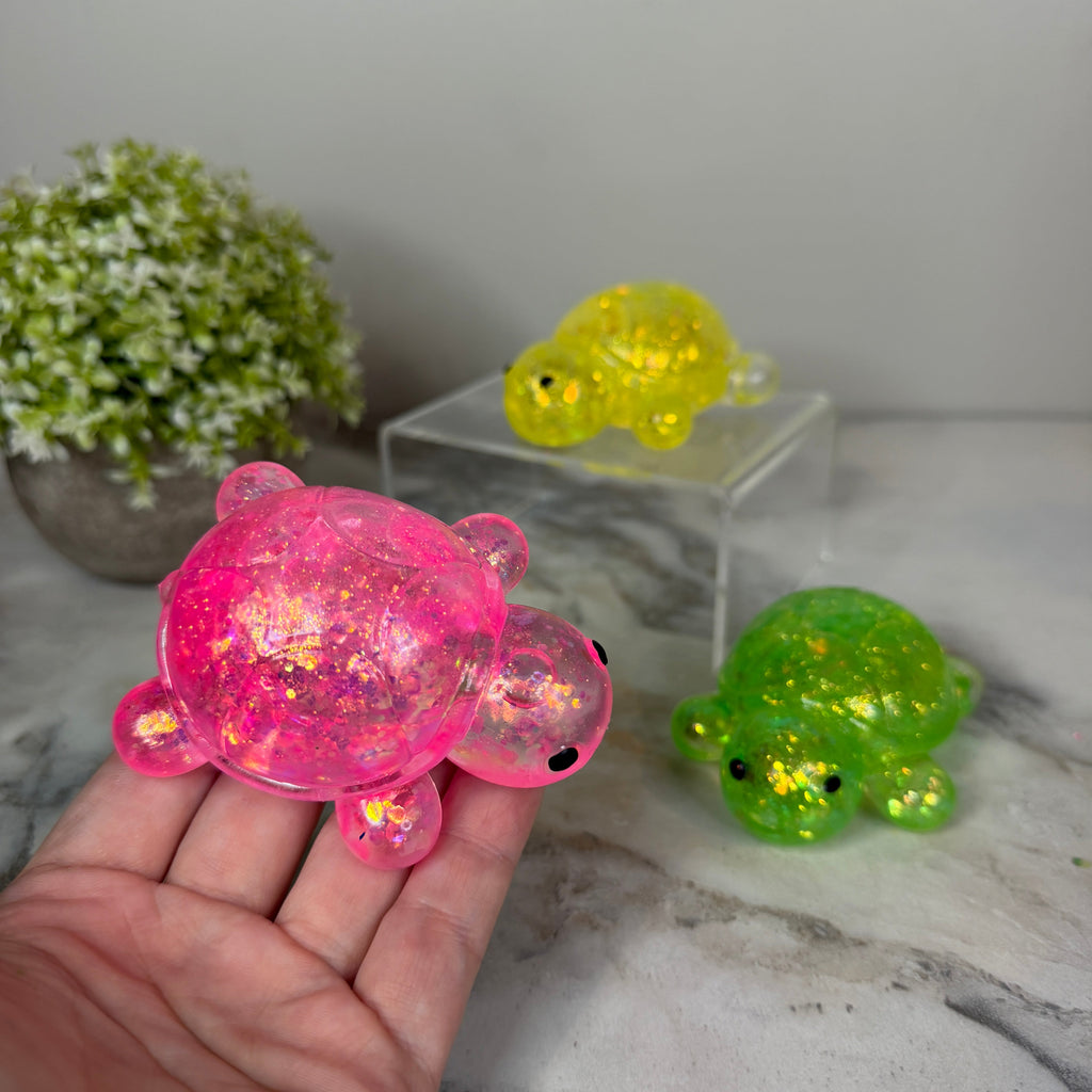 Squishy Toy - Glitter Turtle #1
