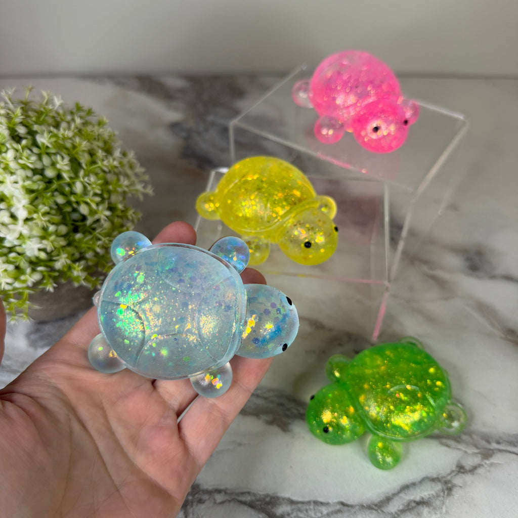 Squishy Toy - Glitter Turtle #1