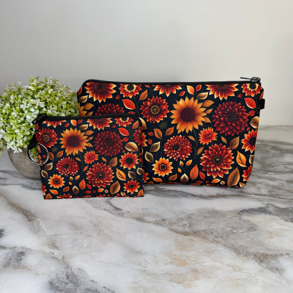 Bundled Set - Moody Crimson Floral