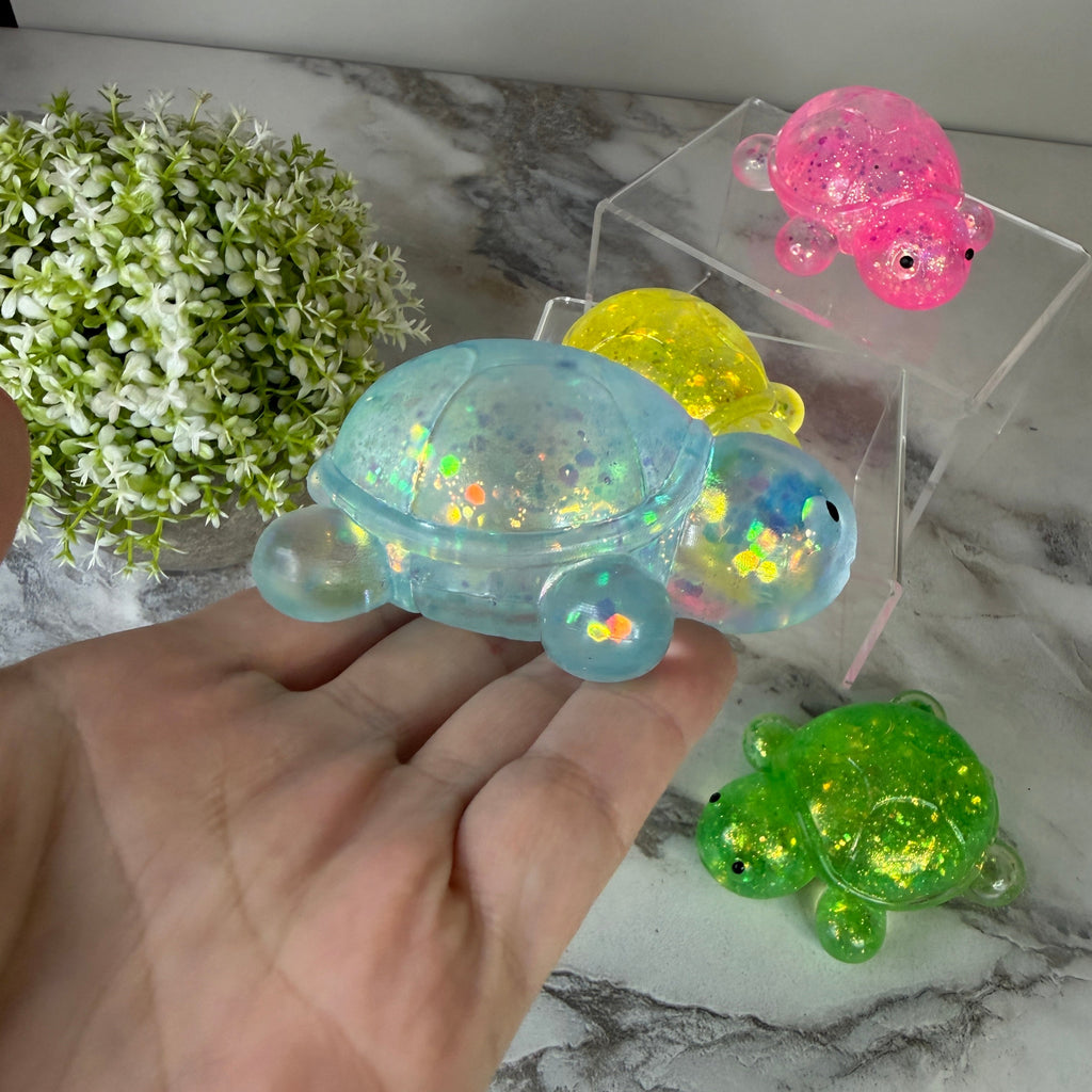 Squishy Toy - Glitter Turtle #1
