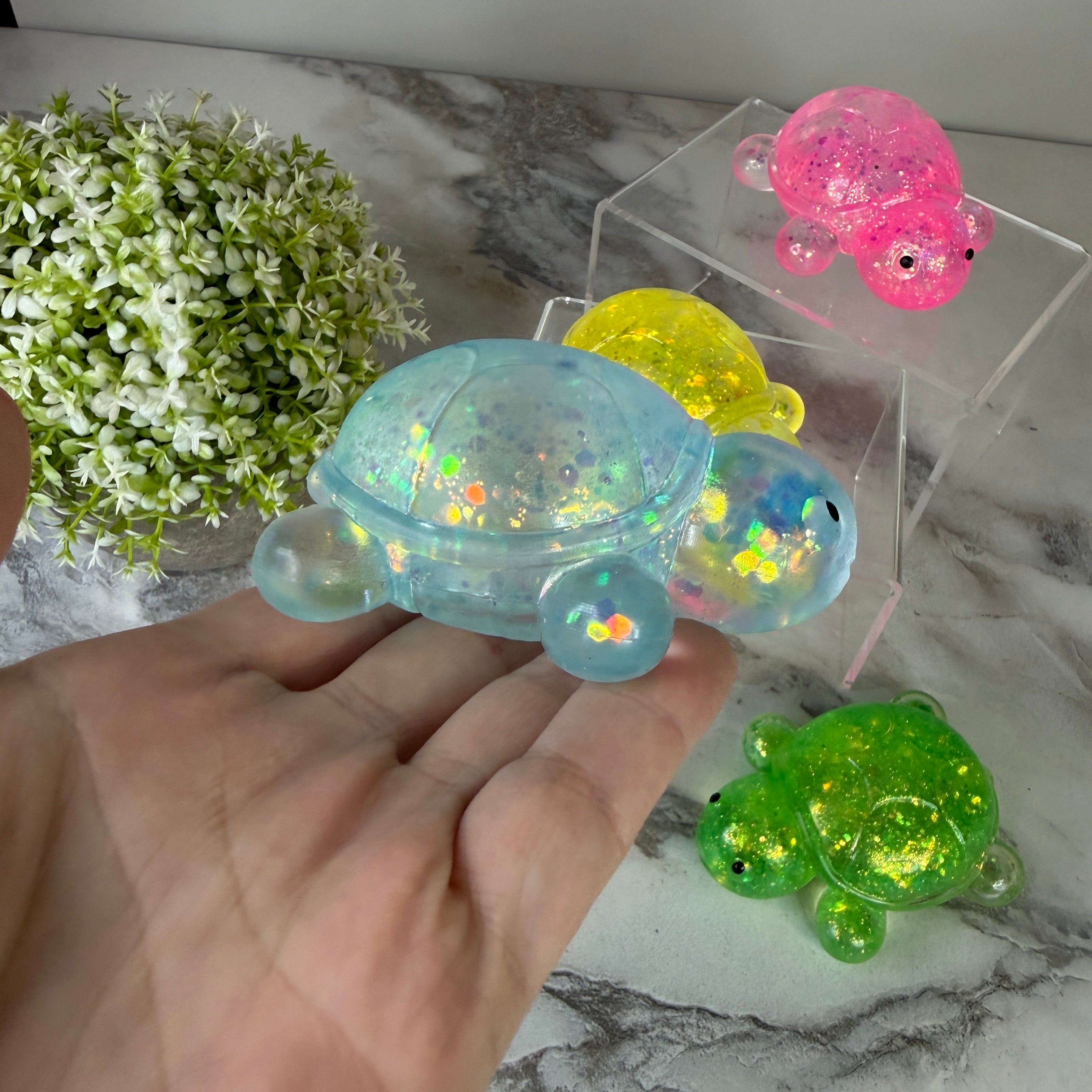 Squishy Toy - Glitter Turtle #1