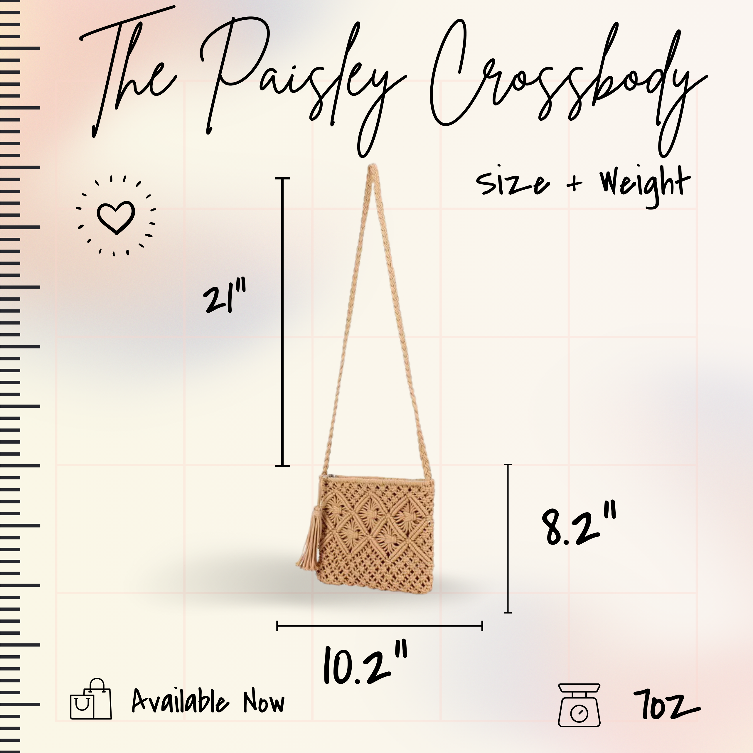 Paisley - Woven Crossbody